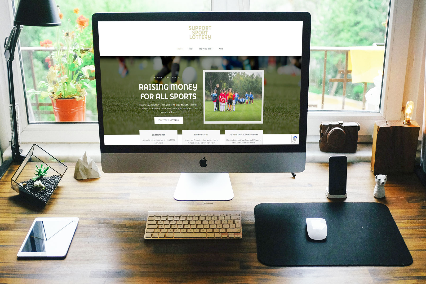 Promote on your Website Support Sport Lottery